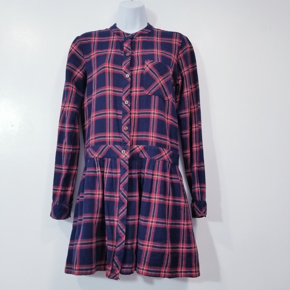 Current/Elliott Plaid Flannel Dress